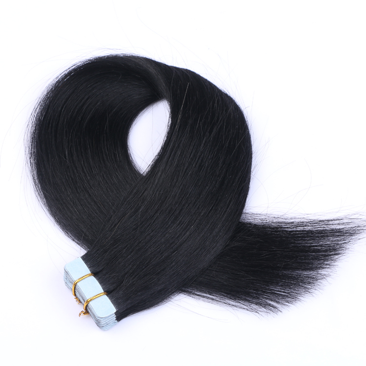 Wet and wavy tape in real human hair extensions where to buy SJ00121